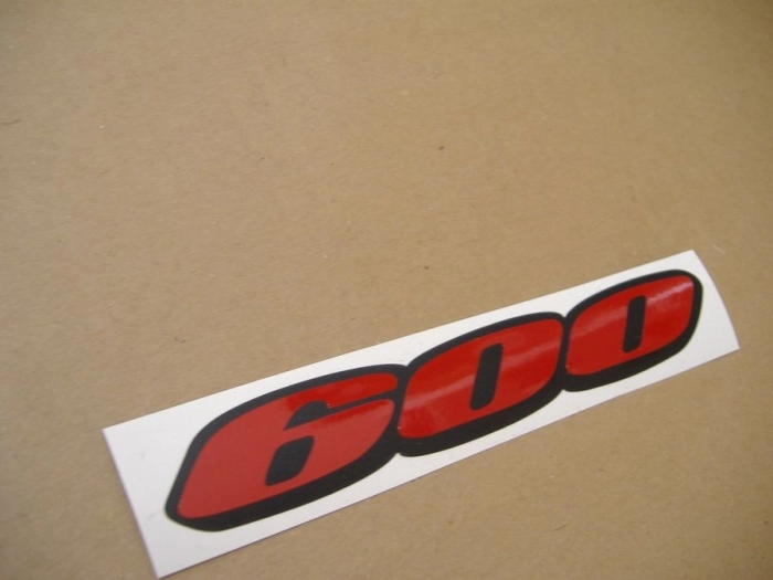 Suzuki GSX-R 600 2009 with Orange/Black Replica Decal