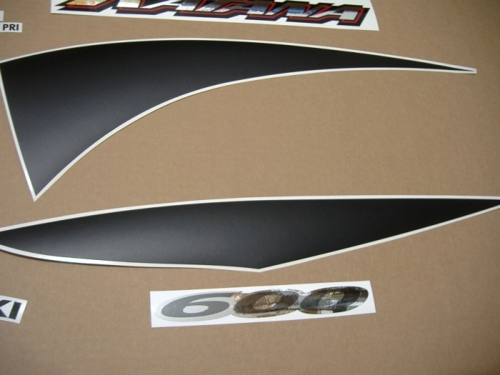 Suzuki GSX-F 600 Katana 2001 with Yellow US Replica Decal