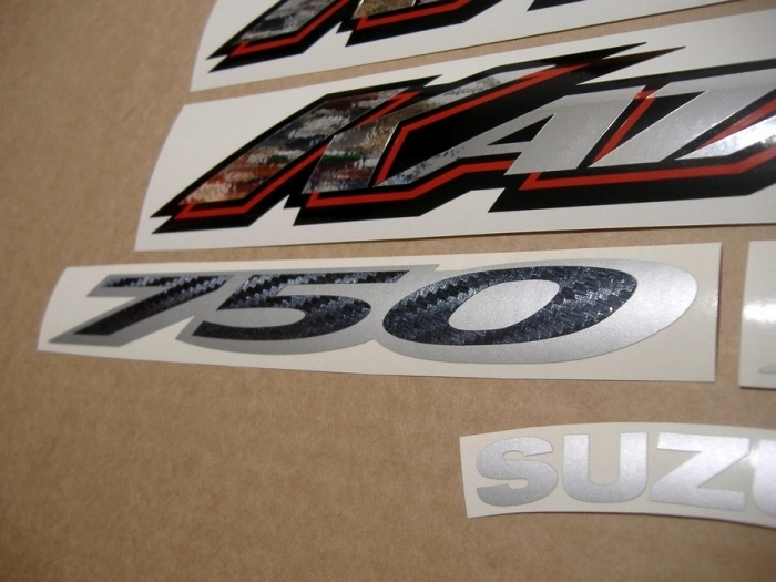 Suzuki GSX-F 750 Katana 2000 with Red US Replica Decal