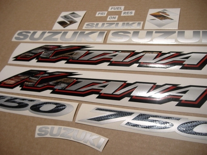 Suzuki GSX-F 750 Katana 2000 - Red US - Sticker-Decals