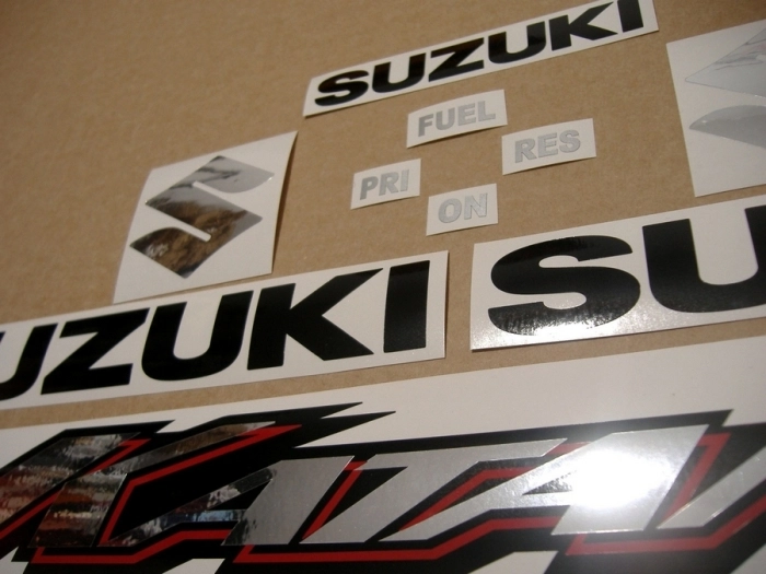Suzuki GSX-F 750 Katana 2001 - Silver US - Sticker-Decals