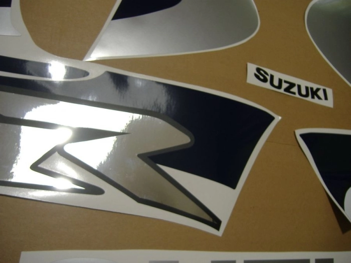 Suzuki GSX-R 750 2000 – Black/Silver - Sticker-Decals