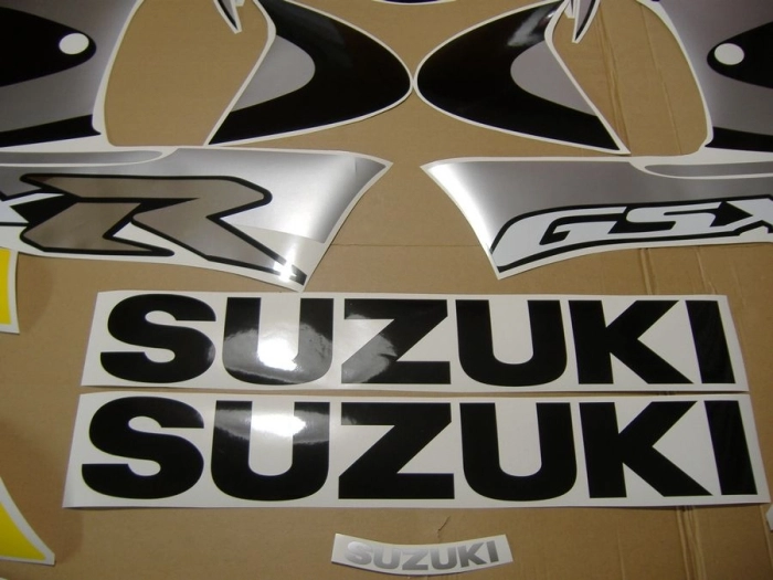 Restauration Aufkleber-Set für Suzuki GSX-R 750 2000 in Gelb/Schwarz