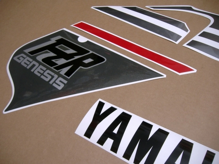 Yamaha FZR 1000 1989 with Silver/Grey Vinyl-Sticker