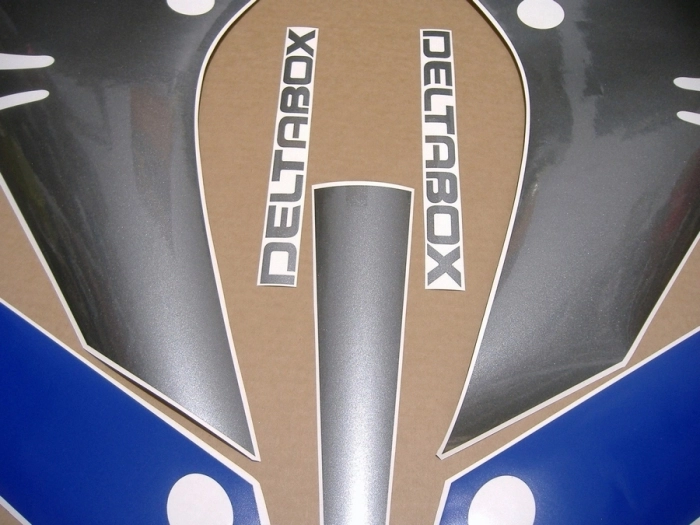 Yamaha FZR 1000 1990 - Schwarz/Grau - Aufkleber-Dekor Yamaha FZR 1000 1990 - Schwarz/Grau - Aufkleber-Dekor