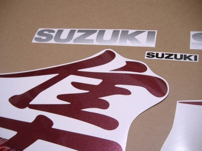 Suzuki Hayabusa 1999 - Red/Black - Sticker-Decals