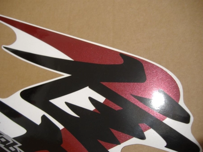 Suzuki Hayabusa 2008 - Weiß/Rot - Aufkleber-Dekor