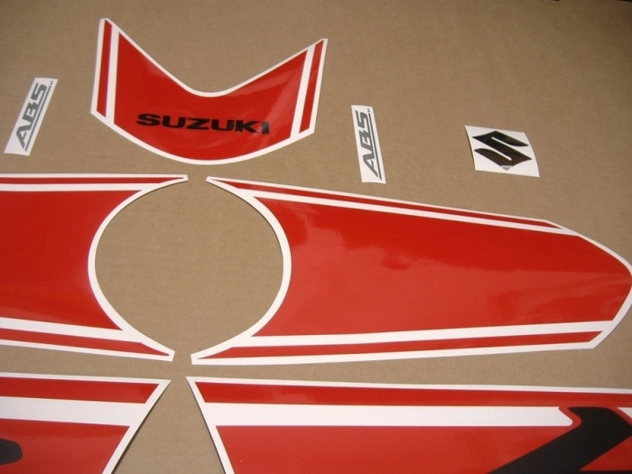 Suzuki Hayabusa 2018 - Schwarz/Rot - Aufkleber-Dekor