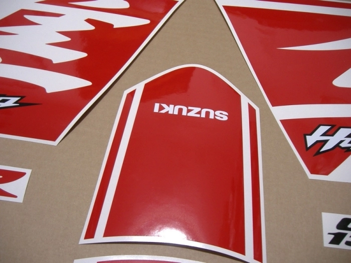 Suzuki Hayabusa 2018 - White/Red - Sticker-Decals