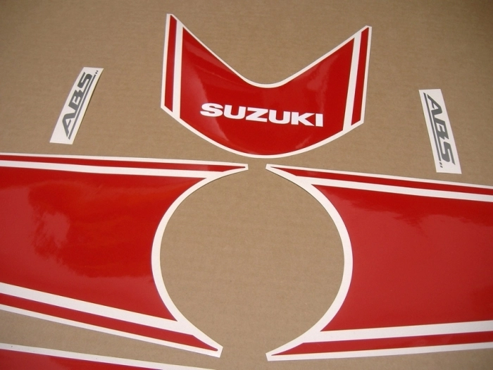 Suzuki Hayabusa 2018 - White/Red - Sticker-Decals