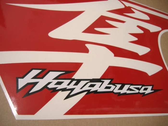 Suzuki Hayabusa 2018 - White/Red - Sticker-Decals