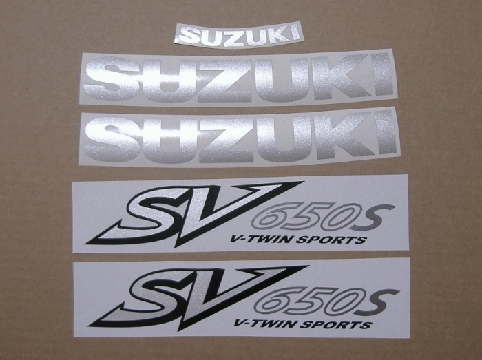 Restoration Sticker for Suzuki SV 650S 2002 in Blue