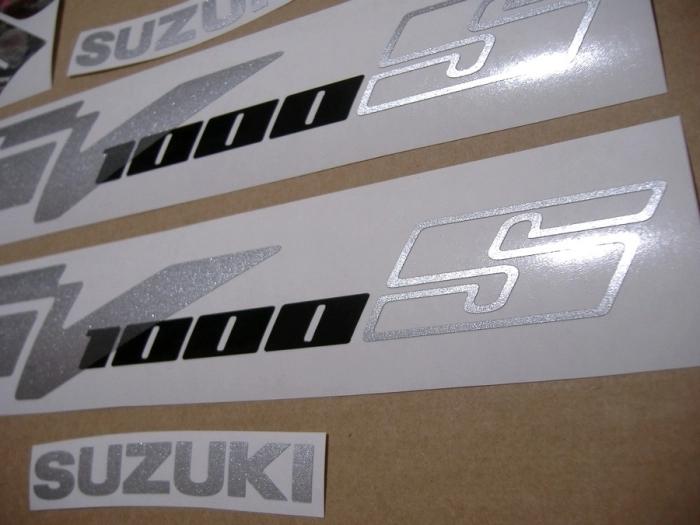 Suzuki SV 1000S 2007 - Blue - Sticker-Decals