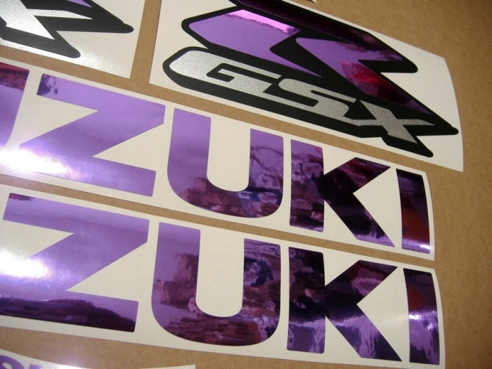 Suzuki GSX-R 750 Universal - Chrome Purple - Custom-Sticker-Decals