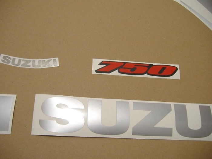 Suzuki GSX-R 750 2007 - Darkblue/Black - Sticker-Decals