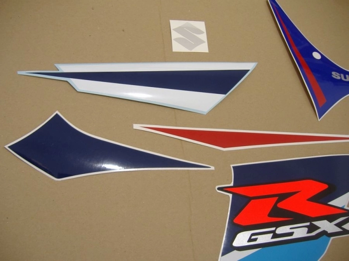 Restoration Sticker for Suzuki GSX-R 750 2007 in White/Blue