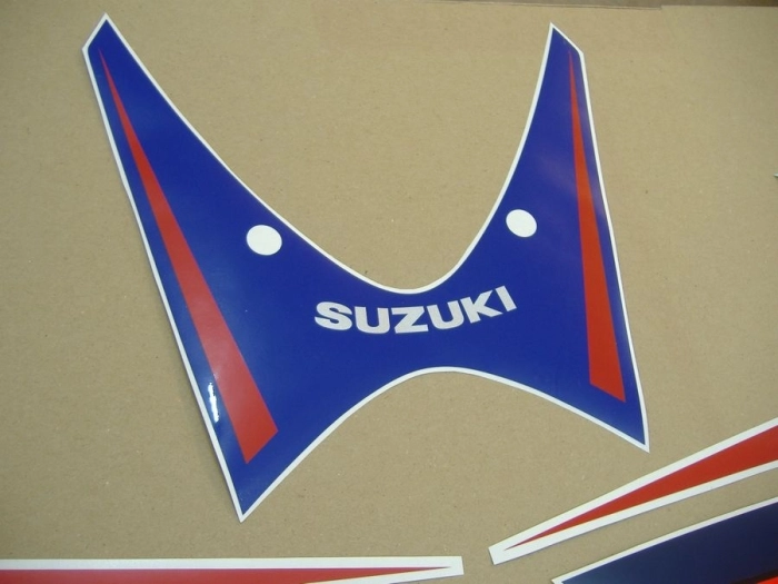 Suzuki GSX-R 750 2007 - White/Blue - Sticker-Decals