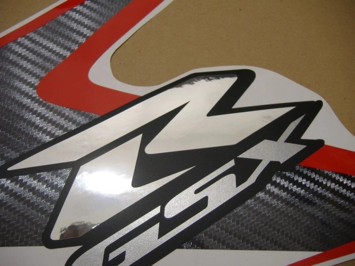 Restoration Sticker for Suzuki GSX-R 750 2008 in Black/Red