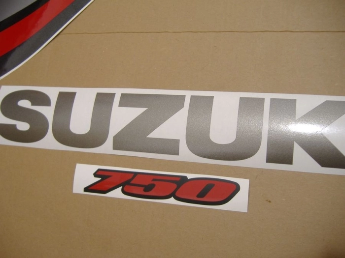 Suzuki GSX-R 750 2009 - White/Silver - Sticker-Decals