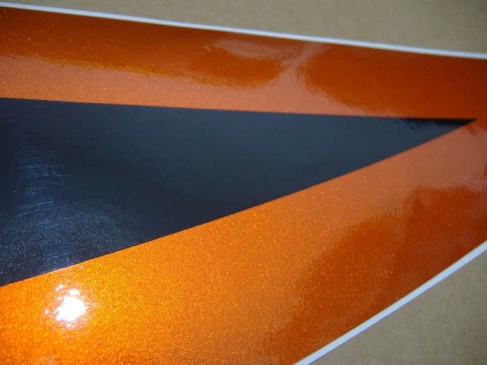 Suzuki GSX-R 1000 2003 - Orange/Schwarz - Aufkleber-Dekor