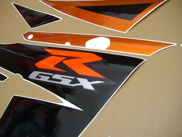 Restauration Aufkleber-Set für Suzuki GSX-R 1000 2003 in Orange/Schwarz