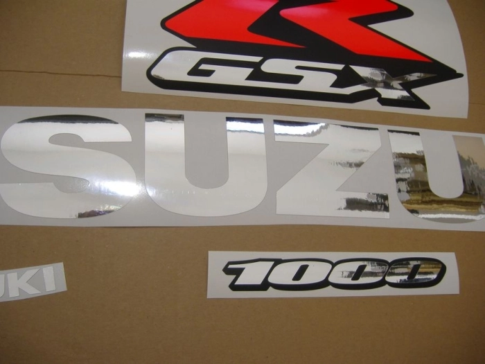 Suzuki GSX-R 1000 2004 - Schwarz (LE) - Aufkleber-Dekor