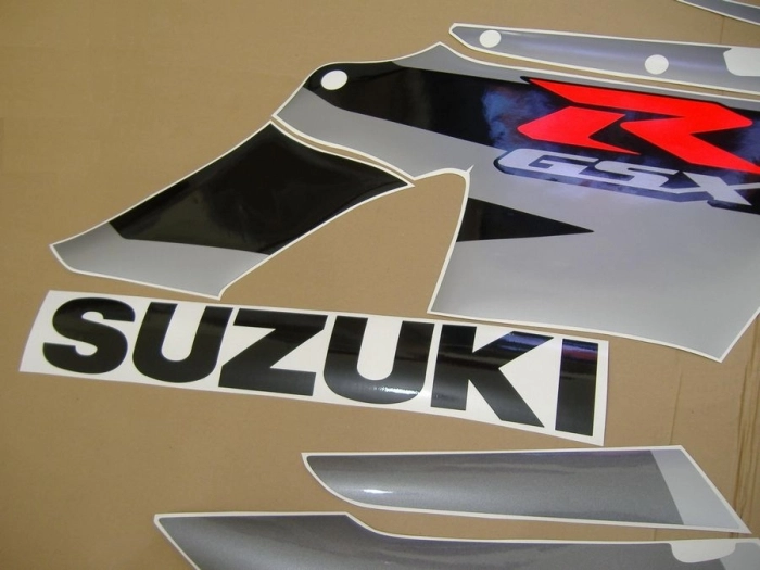Suzuki GSX-R 1000 2004 - Grau/Schwarz - Aufkleber-Dekor