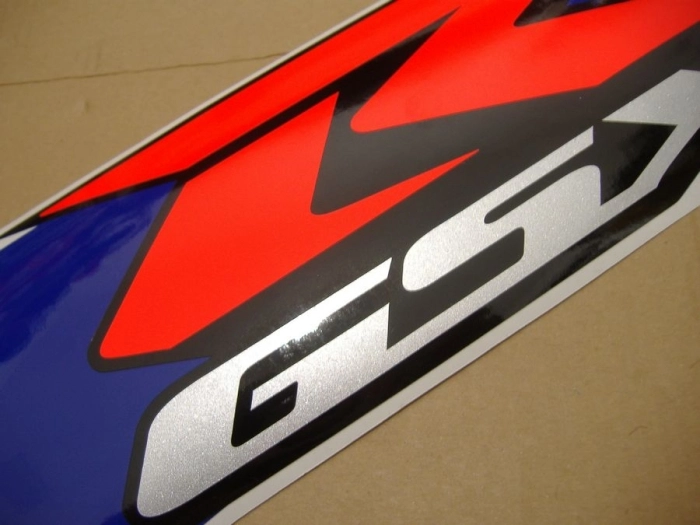 Restauration Aufkleber-Set für Suzuki GSX-R 1000 2004 in Weiß/Blau