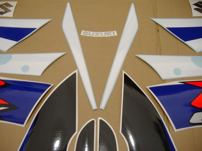 Suzuki GSX-R 1000 2004 - Weiß/Blau - Aufkleber-Dekor