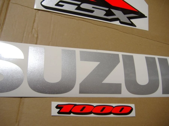 Suzuki GSX-R 1000 2006 - Rot/Schwarz - Aufkleber-Dekor