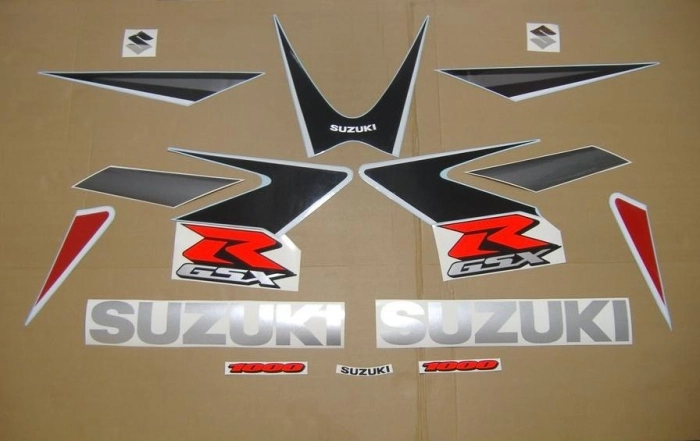 Suzuki GSX-R 1000 2006 - Rot/Schwarz - Aufkleber-Dekor