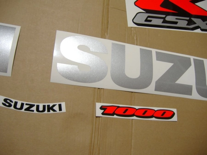 Suzuki GSX-R 1000 2006 - Rot/Schwarz - Aufkleber-Dekor