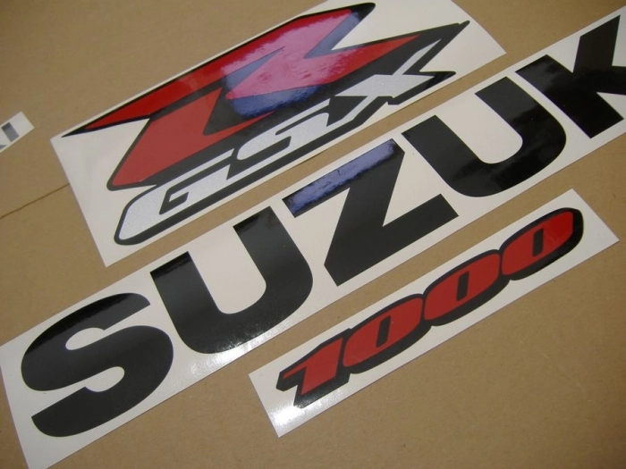 Suzuki GSX-R 1000 2008 - Schwarz - Aufkleber-Dekor