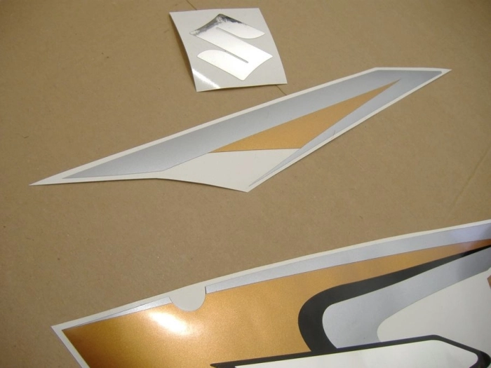 Suzuki GSX-R 1000 2008 - Schwarz/Gold - Aufkleber-Dekor