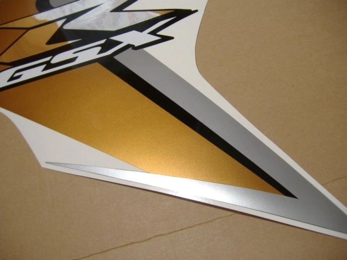 Suzuki GSX-R 1000 2008 - Schwarz/Gold - Aufkleber-Dekor