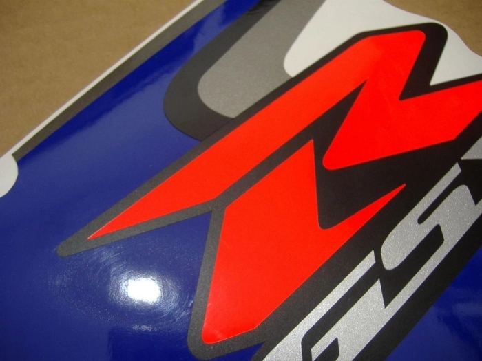 Suzuki GSX-R 1000 2008 - White/Blue - Sticker-Decals