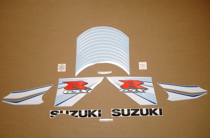 Restoration Sticker for Suzuki GSX-R 1000 2014 in White/Blue/Black