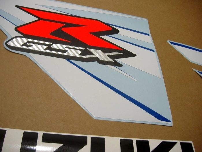 Suzuki GSX-R 1000 2014 - White/Blue/Black - Sticker-Decals