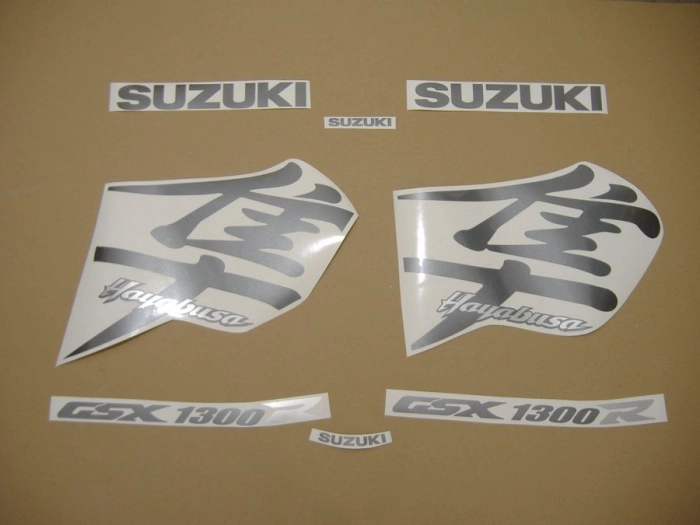 Restauration Aufkleber-Set für Suzuki Hayabusa 2004 in Schwarz