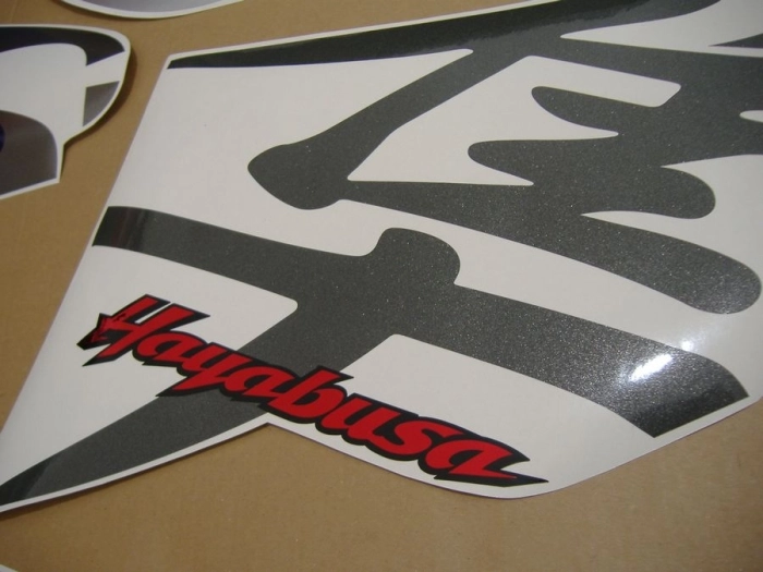 Suzuki Hayabusa 2005 - Dunkelblau/Silber - Aufkleber-Dekor