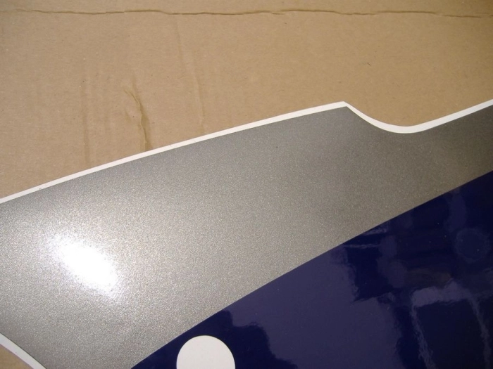 Suzuki Hayabusa 2005 - Dunkelblau/Silber - Aufkleber-Dekor