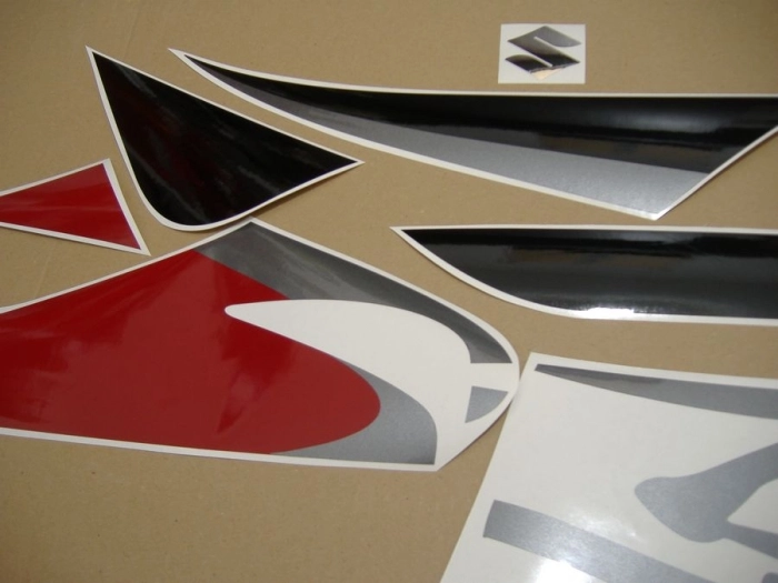 Suzuki Hayabusa 2006 - Burgunder/Schwarz - Aufkleber-Dekor