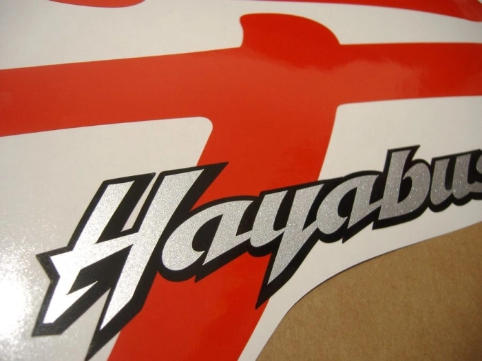 Suzuki Hayabusa 2007 - Red - Sticker-Decals