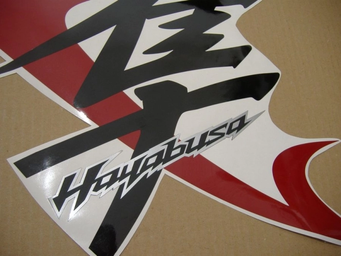 Suzuki Hayabusa 2008 - Orange/Red - Sticker-Decals