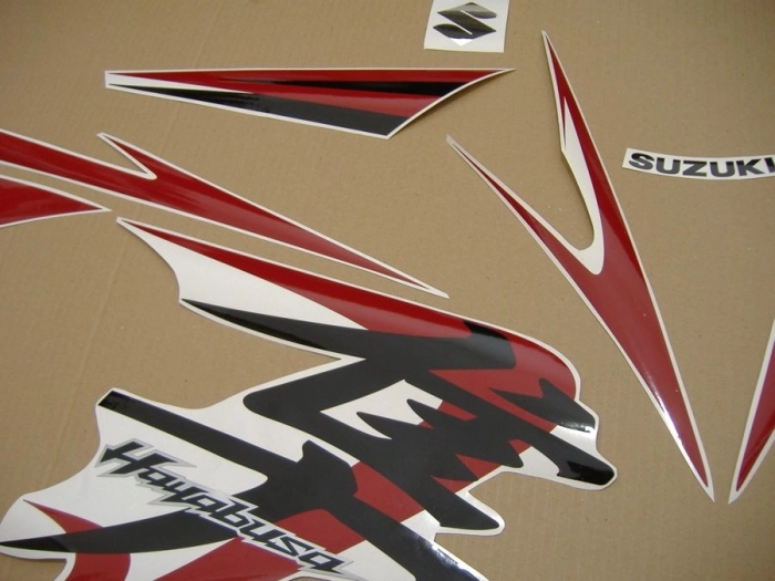 Suzuki Hayabusa 2008 - Orange/Red - Sticker-Decals