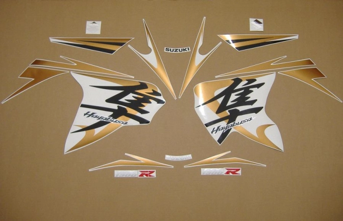 Restoration Sticker for Suzuki Hayabusa 2009 in Gold/Black