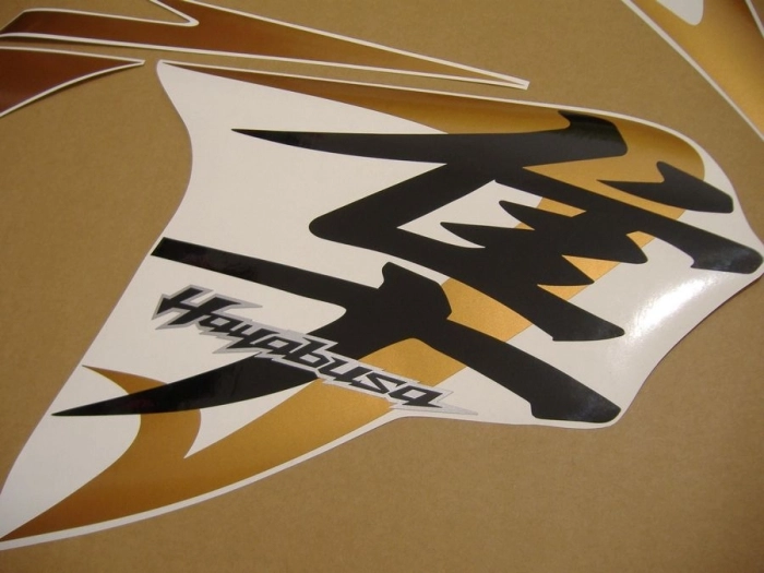 Suzuki Hayabusa 2009 - Gold/Black - Sticker-Decals