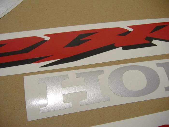 Honda CBR 600RR 2005 - Schwarz/Silber - Aufkleber-Dekor