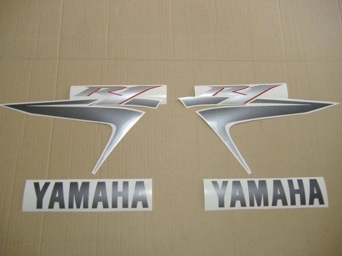 Yamaha YZF-R1 2007 with Black EU Replica Decal