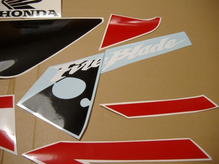Honda CBR 954RR 2003 - Red - Sticker-Decals
